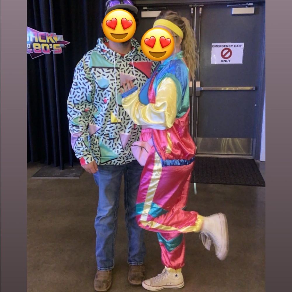 Colorful 80s Mens Costume